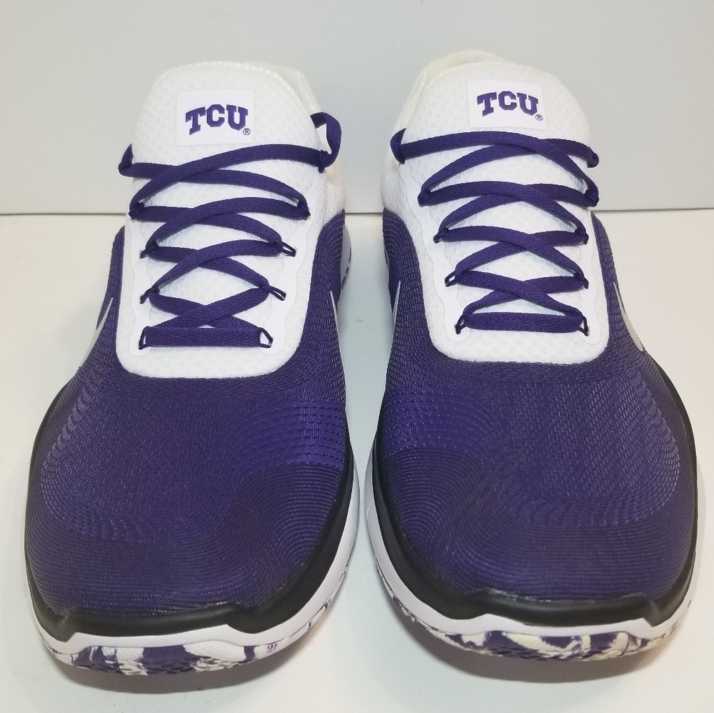 NIKE FREE TRAINER V7 ZERO TCU Size 14 Horned frogs - Picture 2 of 7